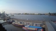 Archiv Foto Webcam Hamburg: Landungsbrücken 06:00