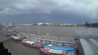 Archiv Foto Webcam Hamburg: Landungsbrücken 17:00