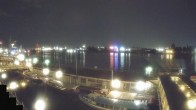 Archiv Foto Webcam Hamburg: Landungsbrücken 23:00
