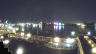 Archiv Foto Webcam Hamburg: Landungsbrücken 23:00