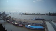 Archiv Foto Webcam Hamburg: Landungsbrücken 09:00