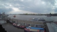 Archiv Foto Webcam Hamburg: Landungsbrücken 13:00