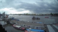 Archiv Foto Webcam Hamburg: Landungsbrücken 17:00