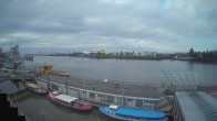 Archiv Foto Webcam Hamburg: Landungsbrücken 06:00