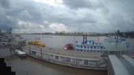 Archiv Foto Webcam Hamburg: Landungsbrücken 09:00