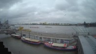 Archiv Foto Webcam Hamburg: Landungsbrücken 06:00
