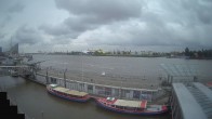 Archiv Foto Webcam Hamburg: Landungsbrücken 07:00