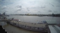 Archiv Foto Webcam Hamburg: Landungsbrücken 11:00