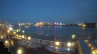 Archiv Foto Webcam Hamburg: Landungsbrücken 21:00