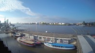 Archiv Foto Webcam Hamburg: Landungsbrücken 06:00