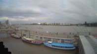Archiv Foto Webcam Hamburg: Landungsbrücken 17:00