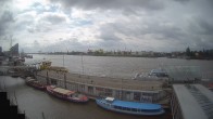 Archiv Foto Webcam Hamburg: Landungsbrücken 09:00