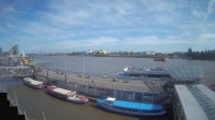 Archiv Foto Webcam Hamburg: Landungsbrücken 15:00