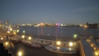 Archiv Foto Webcam Hamburg: Landungsbrücken 21:00