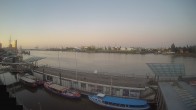 Archiv Foto Webcam Hamburg: Landungsbrücken 03:00