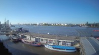 Archiv Foto Webcam Hamburg: Landungsbrücken 06:00
