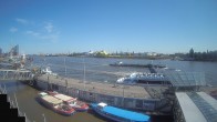 Archiv Foto Webcam Hamburg: Landungsbrücken 15:00