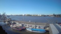 Archiv Foto Webcam Hamburg: Landungsbrücken 07:00