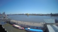 Archiv Foto Webcam Hamburg: Landungsbrücken 14:00