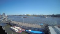 Archiv Foto Webcam Hamburg: Landungsbrücken 16:00