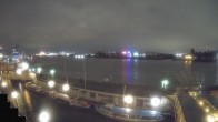 Archiv Foto Webcam Hamburg: Landungsbrücken 01:00