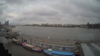 Archiv Foto Webcam Hamburg: Landungsbrücken 03:00