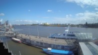 Archiv Foto Webcam Hamburg: Landungsbrücken 15:00