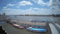 Archiv Foto Webcam Hamburg: Landungsbrücken 11:00