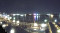 Archiv Foto Webcam Hamburg: Landungsbrücken 23:00