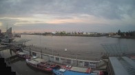 Archiv Foto Webcam Hamburg: Landungsbrücken 03:00