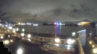 Archiv Foto Webcam Hamburg: Landungsbrücken 01:00