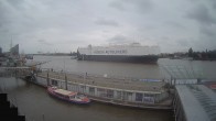Archiv Foto Webcam Hamburg: Landungsbrücken 15:00