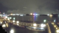 Archiv Foto Webcam Hamburg: Landungsbrücken 23:00