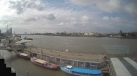 Archiv Foto Webcam Hamburg: Landungsbrücken 07:00