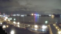 Archiv Foto Webcam Hamburg: Landungsbrücken 23:00