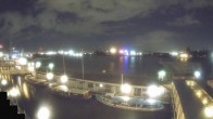 Archiv Foto Webcam Hamburg: Landungsbrücken 01:00