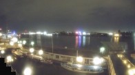 Archiv Foto Webcam Hamburg: Landungsbrücken 01:00