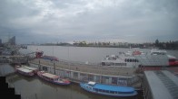 Archiv Foto Webcam Hamburg: Landungsbrücken 07:00