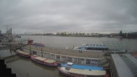Archiv Foto Webcam Hamburg: Landungsbrücken 07:00