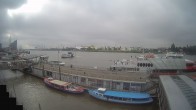 Archiv Foto Webcam Hamburg: Landungsbrücken 07:00