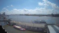 Archiv Foto Webcam Hamburg: Landungsbrücken 11:00