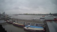Archiv Foto Webcam Hamburg: Landungsbrücken 07:00