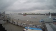 Archiv Foto Webcam Hamburg: Landungsbrücken 13:00