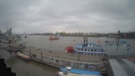 Archiv Foto Webcam Hamburg: Landungsbrücken 15:00