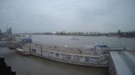 Archiv Foto Webcam Hamburg: Landungsbrücken 13:00