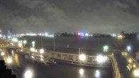 Archiv Foto Webcam Hamburg: Landungsbrücken 01:00