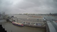 Archiv Foto Webcam Hamburg: Landungsbrücken 13:00