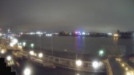 Archiv Foto Webcam Hamburg: Landungsbrücken 23:00