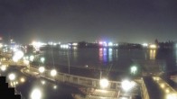 Archiv Foto Webcam Hamburg: Landungsbrücken 23:00