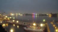 Archiv Foto Webcam Hamburg: Landungsbrücken 03:00